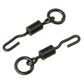 Ronnie QC Swivel Gr. 8 - 8 Stück - Matt Black