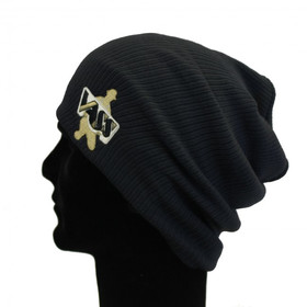 VASS Slouch Beanie Mütze Black / Schwarz