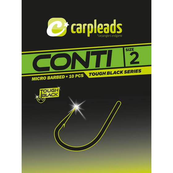 Carpleads CONTI Hook - Tough Black Series 2