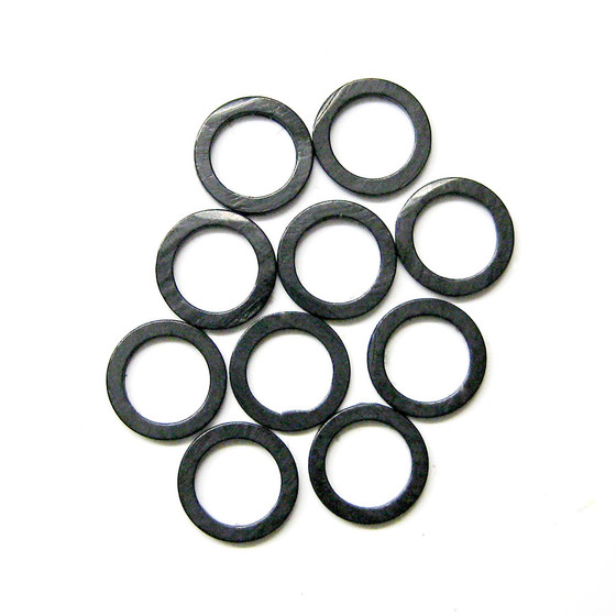 Rig Rings - 3 Größen - Matt Black 3,7 mm